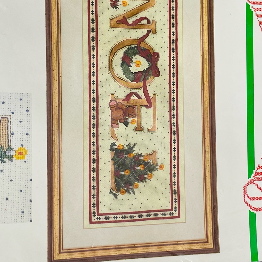 Bucilla Festive Noel Counted Cross Stitch Kit - Picture 4 of 7